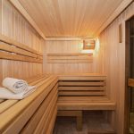 Wood sauna