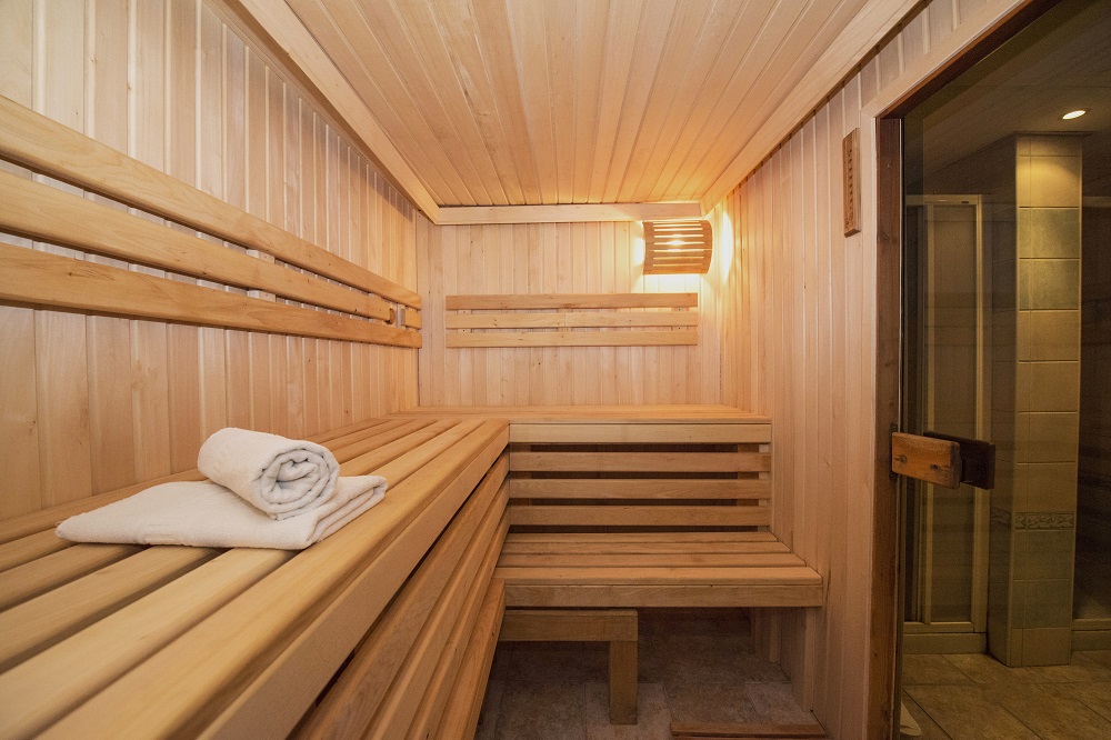 Wood sauna